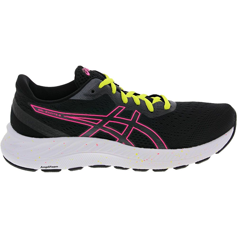 ASICS Gel Excite 8 Running Shoes - Womens Black Side View