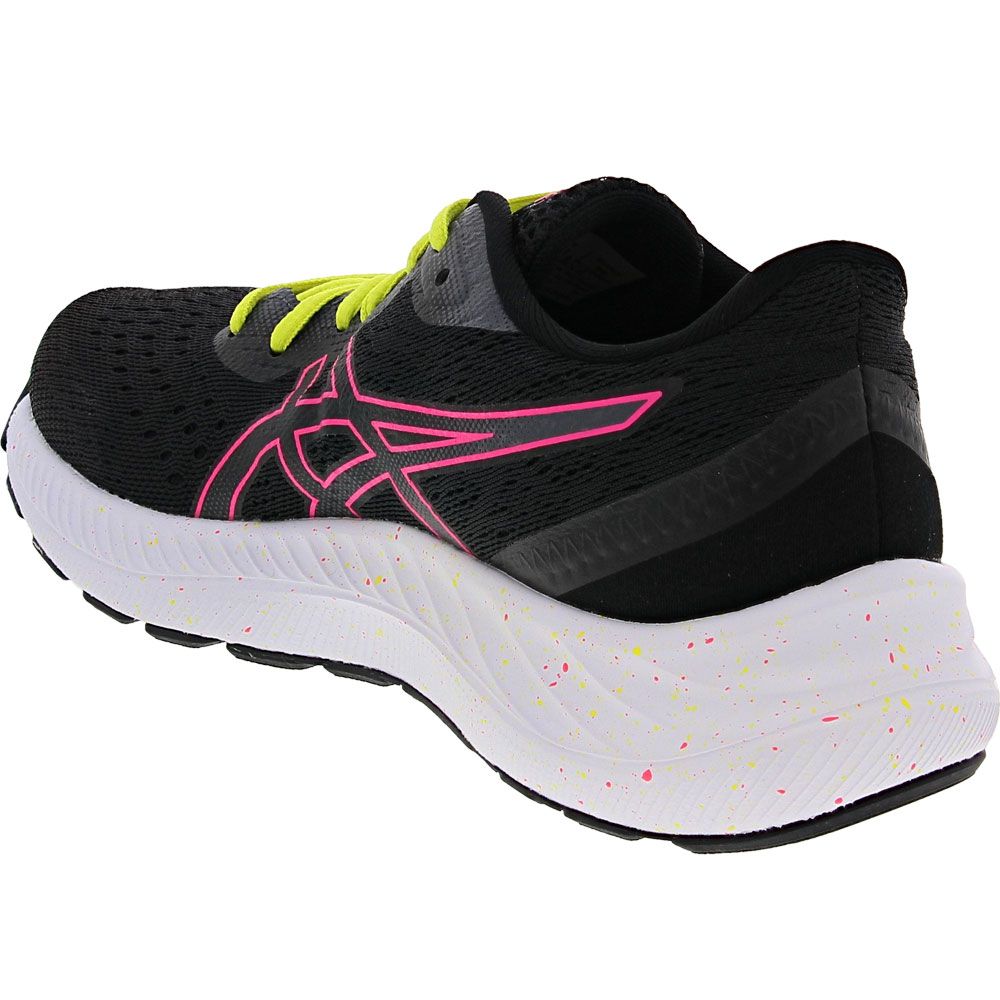 ASICS Gel Excite 8 Running Shoes - Womens Black Back View