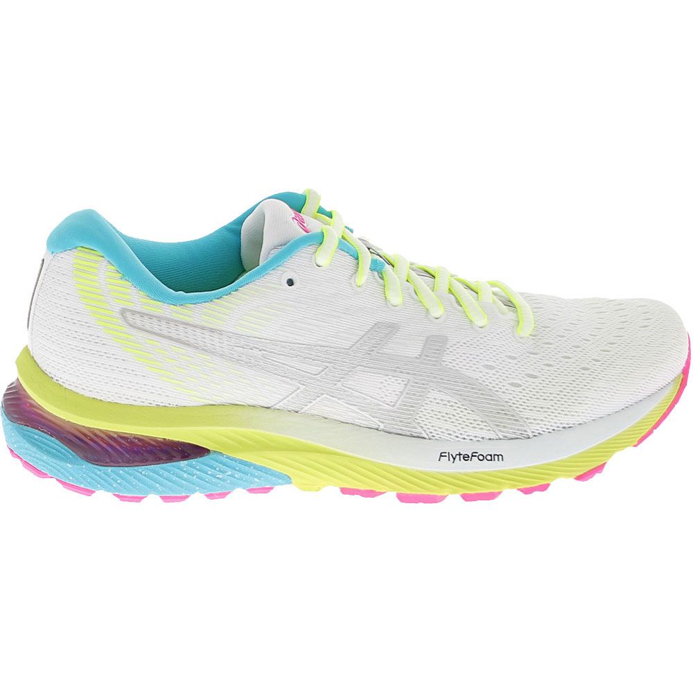 'ASICS Gel Cumulus 22 Lite Running Shoes - Womens White Pure Silver