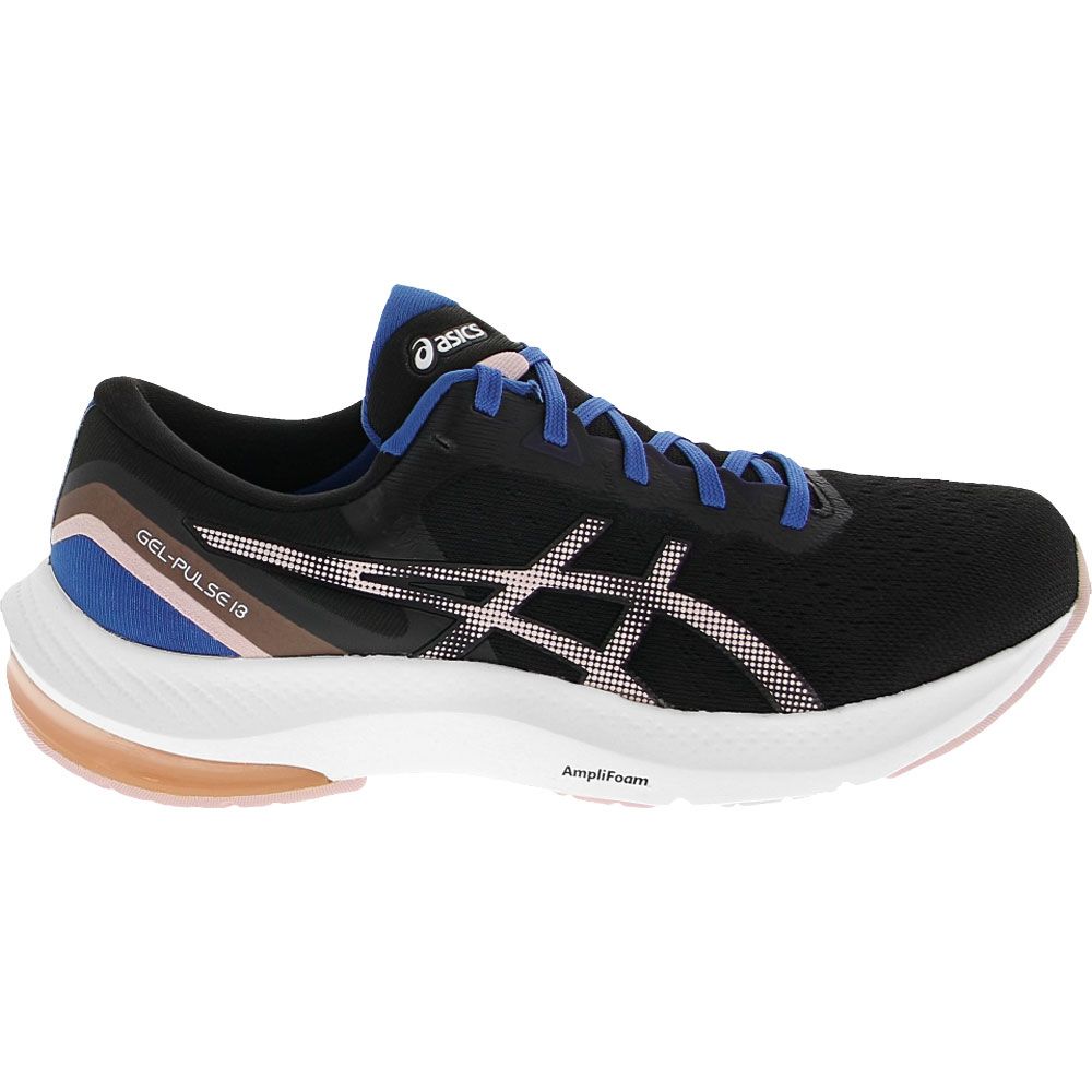 ASICS Gel Pulse 13 Running Shoes - Womens Black Barely Rose Side View