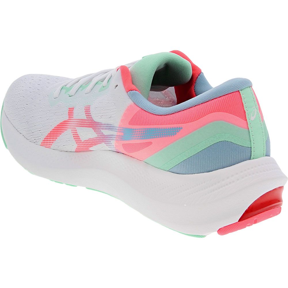 ASICS Gel Pulse 13 Running Shoes - Womens White Blazing Coral Back View