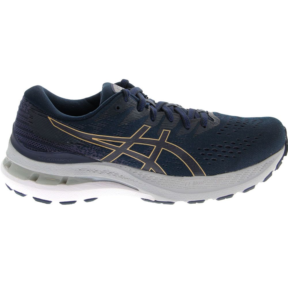 ASICS Gel Kayano 28 Running Shoes - Womens French Blue Thunder Blue Side View