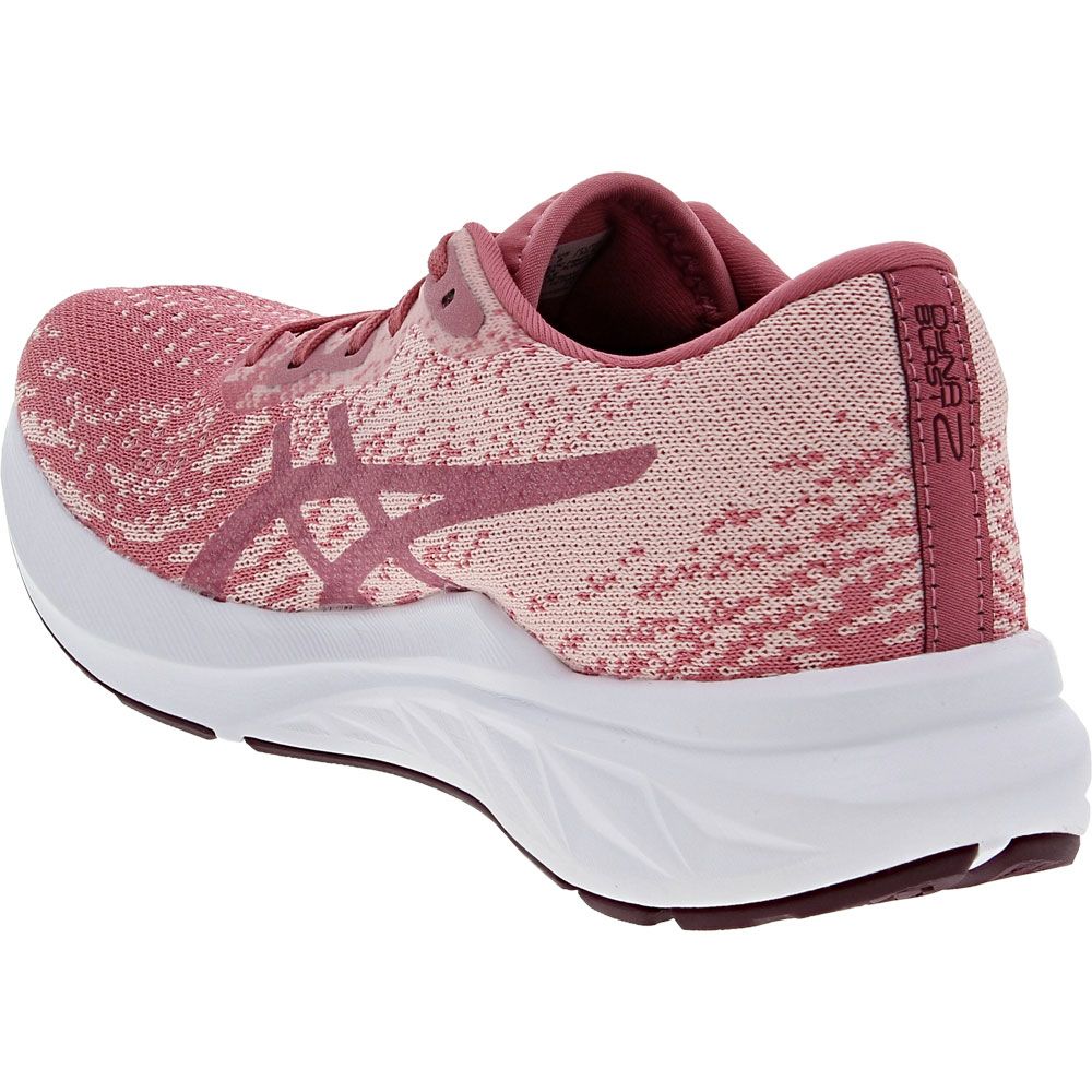 ASICS Dynablast 2 Running Shoes - Womens Pearl Pink Deep Mars Back View