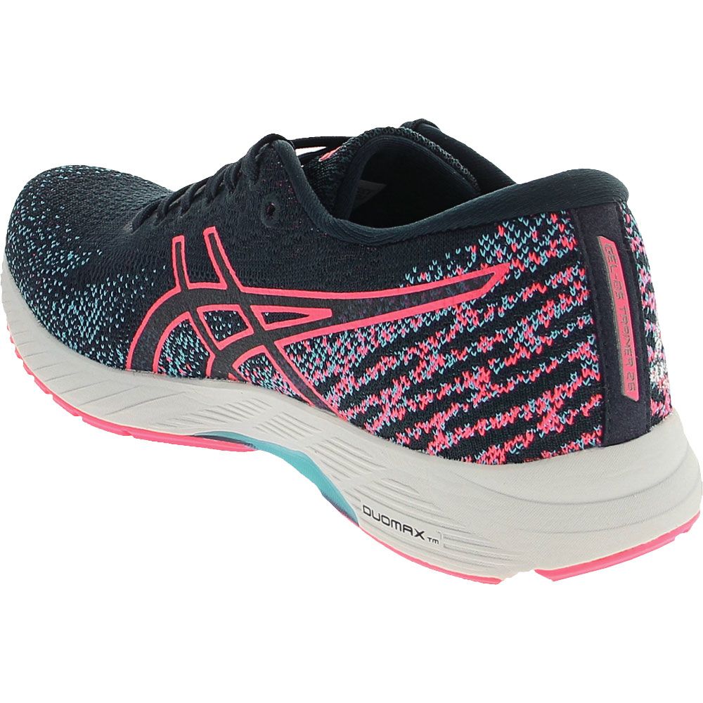 ASICS Gel Ds Trainer 26 Running Shoes - Womens Blue Black Back View