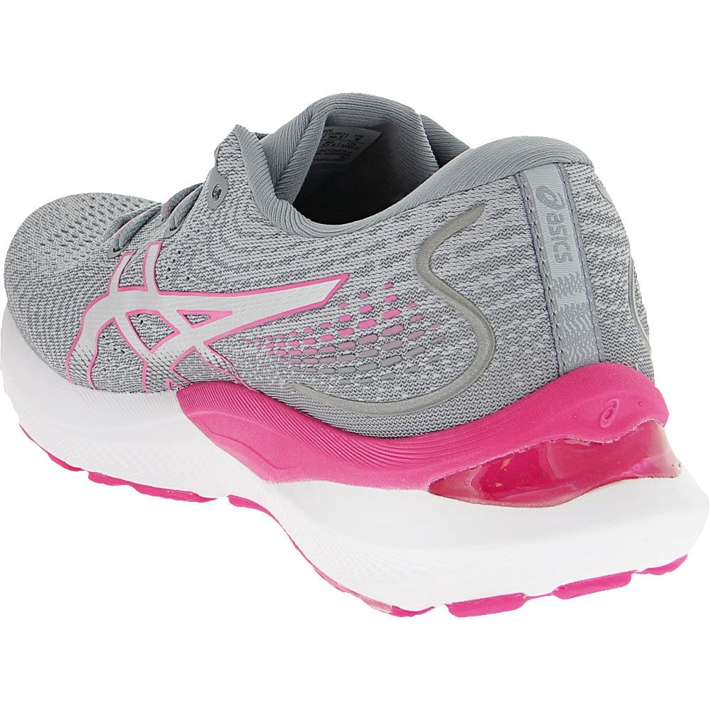 ASICS Gel Cumulus 24 Running Shoes - Womens Sheet Rock Pink Glo Back View