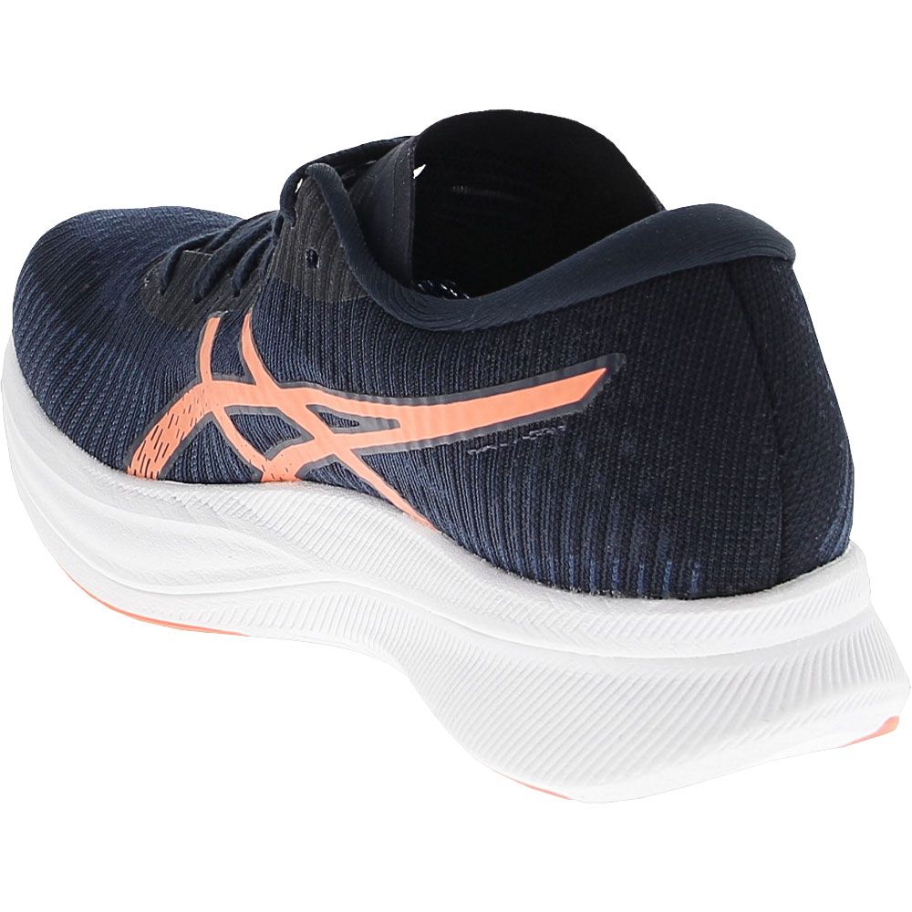 ASICS Magic Speed 2 Running Shoes - Womens Indigo Blue Papaya Back View