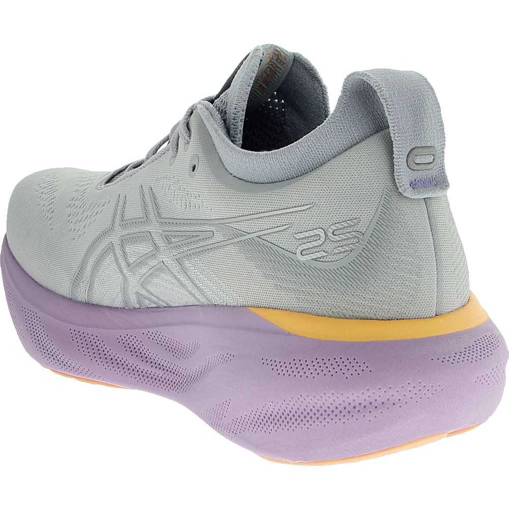 ASICS Gel Nimbus 25 Running Shoes - Womens Piedmont Grey Purple Back View