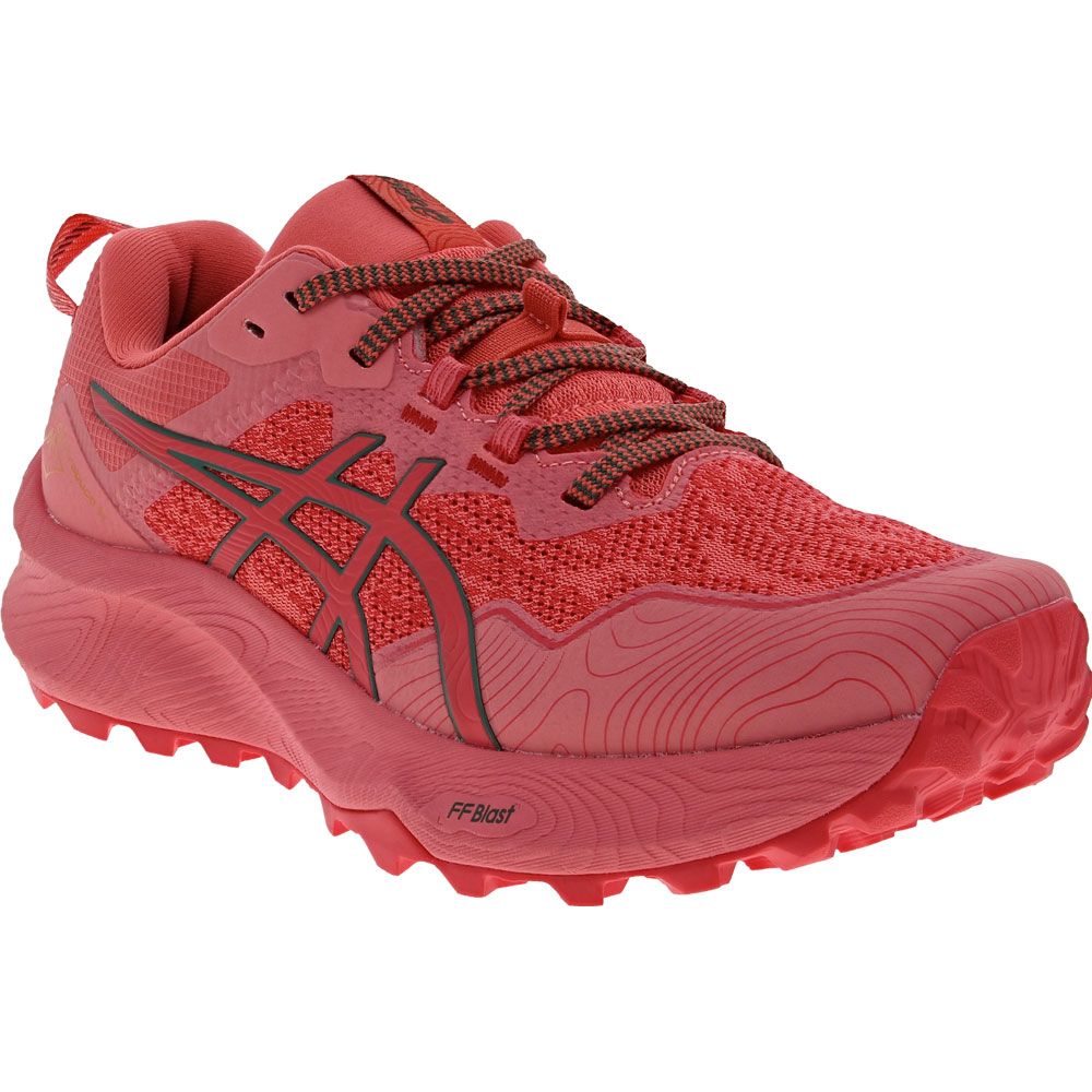 ASICS Gel Trabuco 11 Trail Running Shoes - Womens Pink Grapefruit Ivy