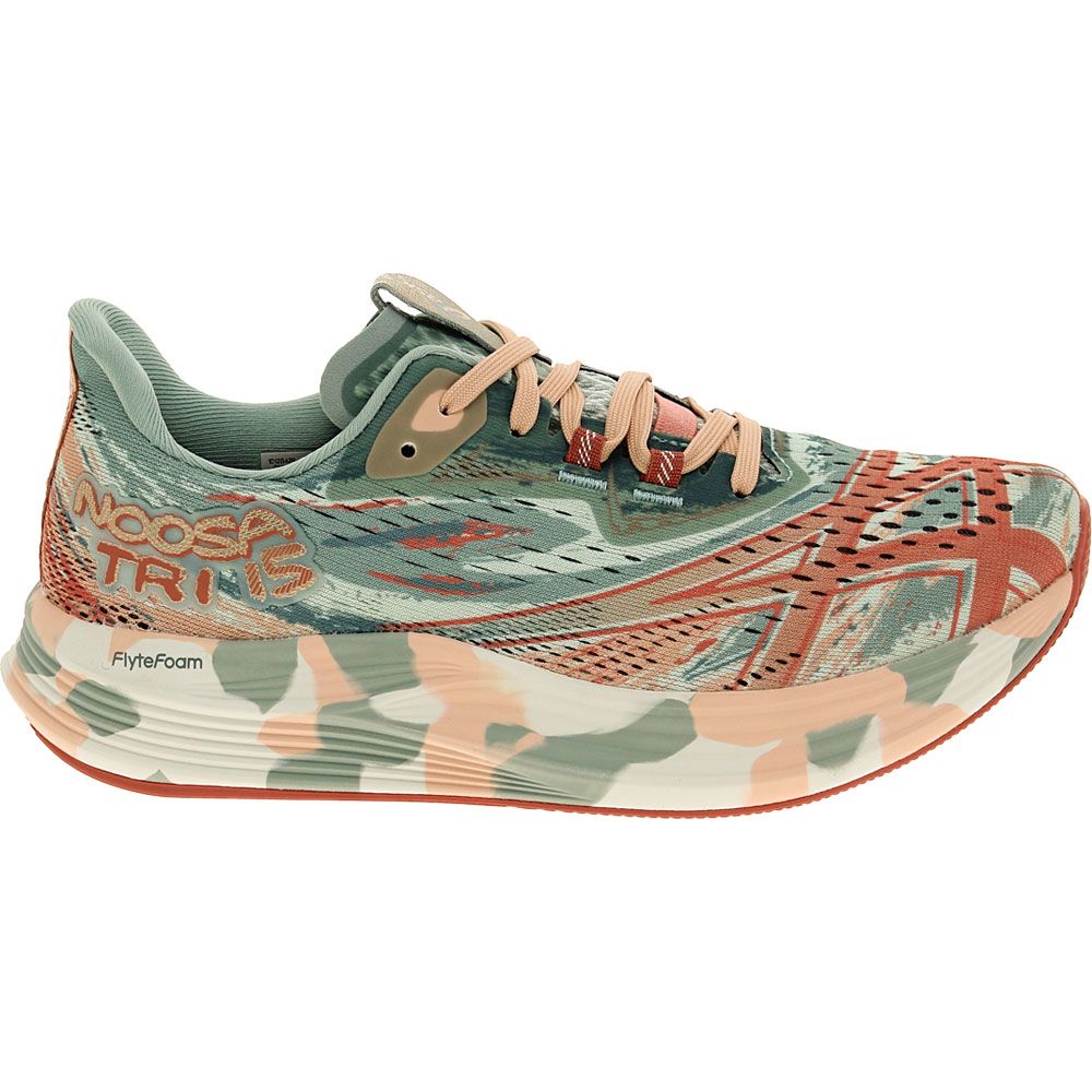 ASICS Noosa Tri 15 Running Shoes - Womens Aqua Apricot Side View