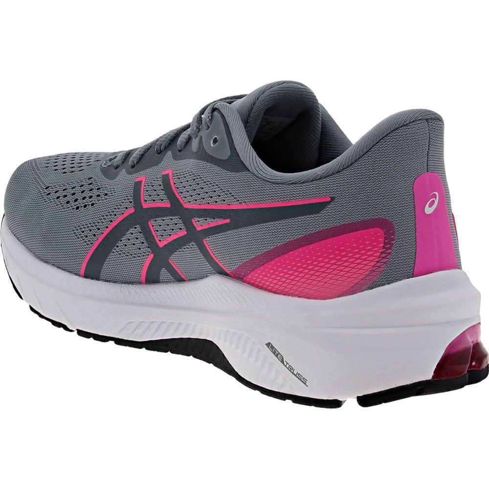 ASICS Gt 1000 12 Running Shoes - Womens Sheetrock Hot Pink Back View