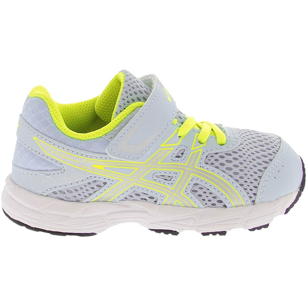 ASICS Contend 6 Ts Athletic Shoes - Baby Toddler Soft Sky Pure Silver Side View