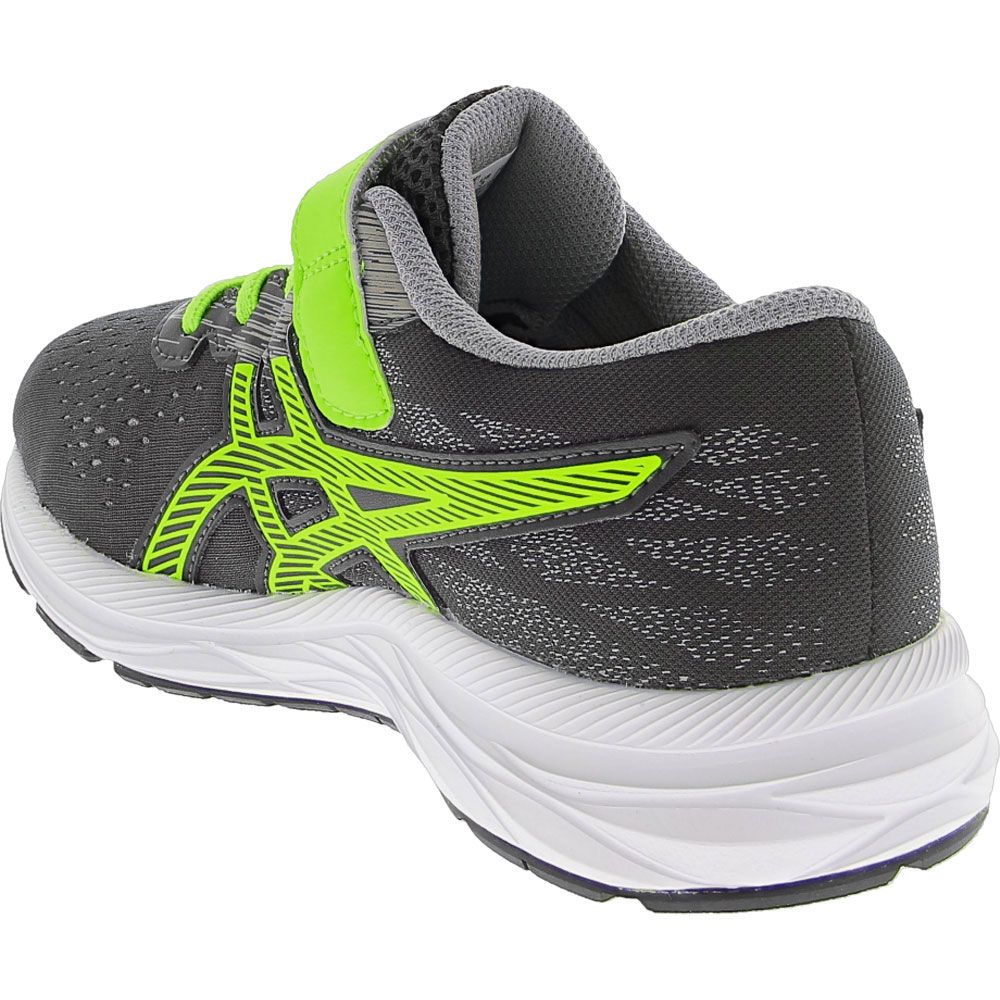 ASICS Pre Excite 7 Ps Running - Boys Grey Black Back View
