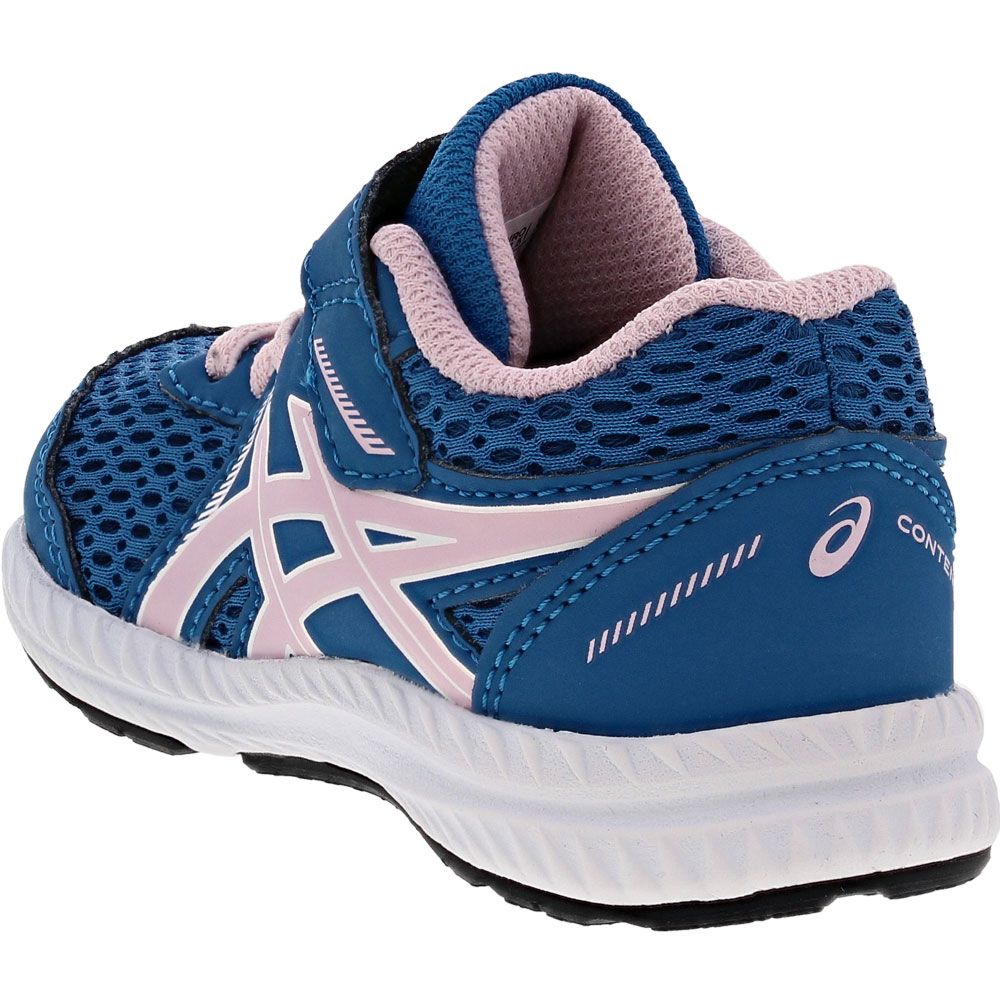 ASICS Contend 7 Toddler Athletic Shoes Lake Drive Barely Rose Back View
