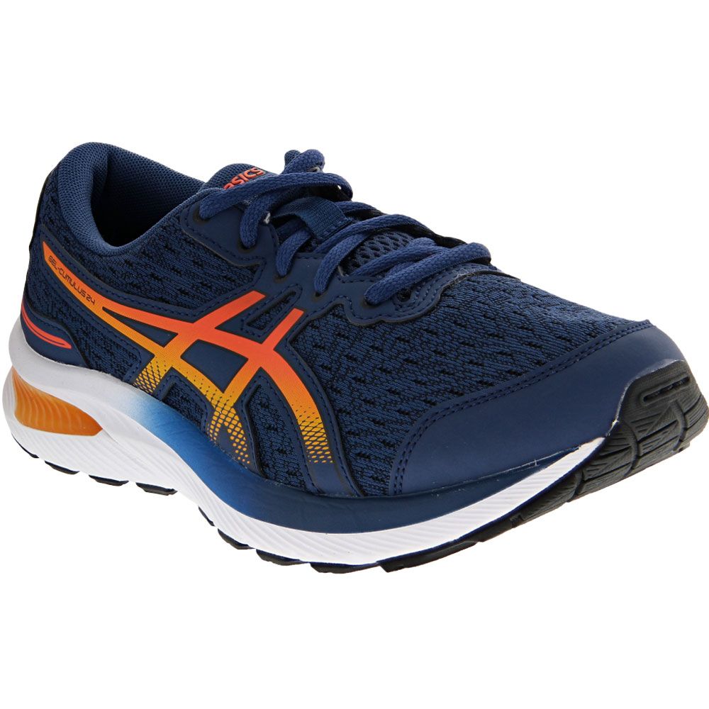 ASICS Gel Cumulus 24 Running - Boys | Girls Blue Black