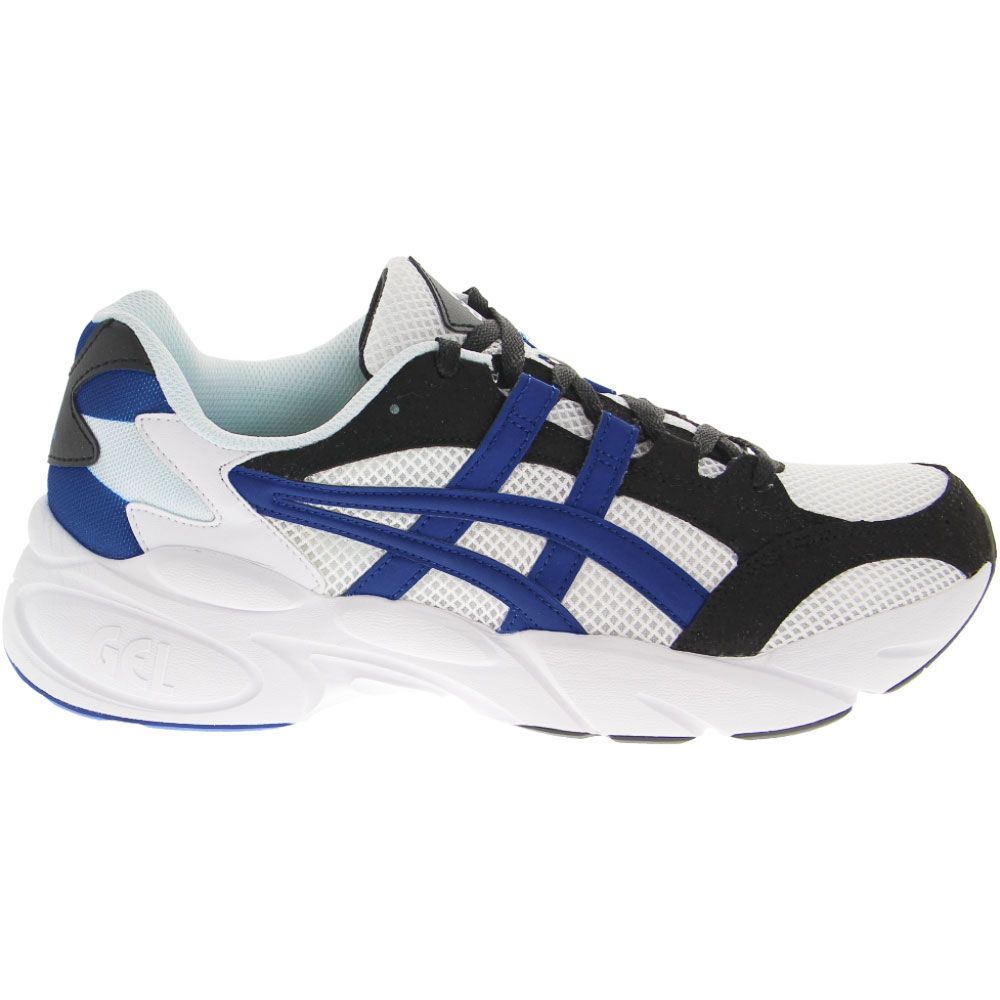 ASICS Gel Bnd Running Shoes - Mens White Blue Side View