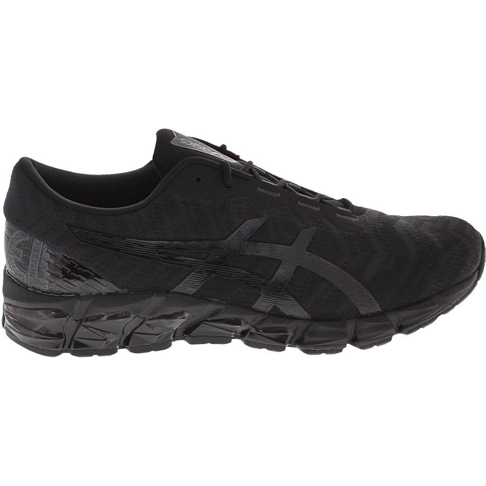 ASICS Gel Quantum 180 5 Running Shoes - Mens Black Black Side View