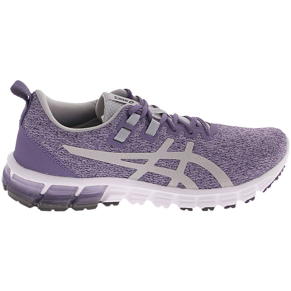ASICS Gel Quantum 90 Running Shoes - Womens Dusty Purple Silver Side View