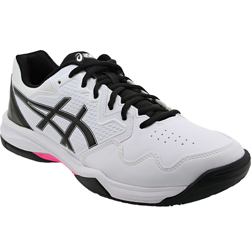 ASICS Gel Dedicate 7 Tennis Shoes - Mens White Hot Pink