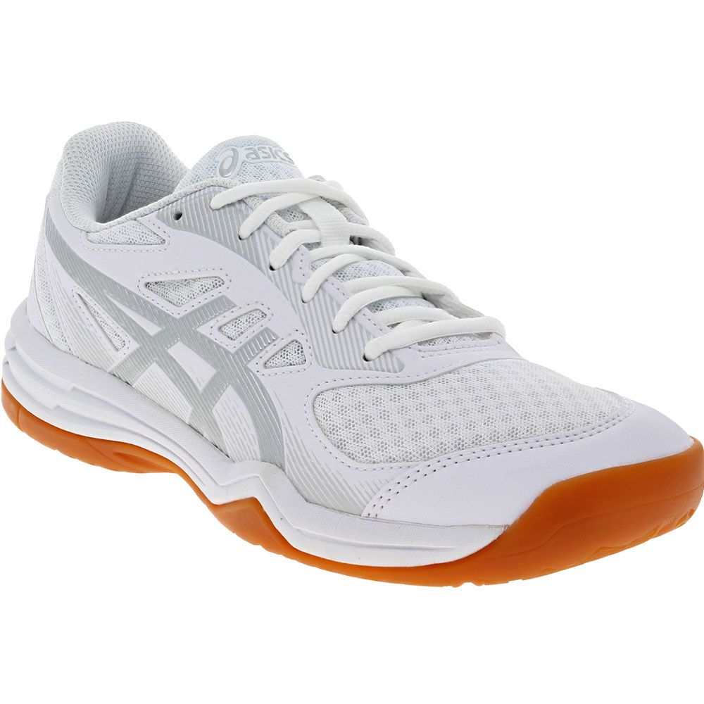 ASICS Gel Upcourt 5 Volleyball Shoes - Womens White Silver