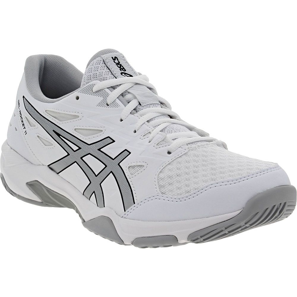 ASICS Gel Rocket 11 Volleyball Shoes - Womens White Pure Silver