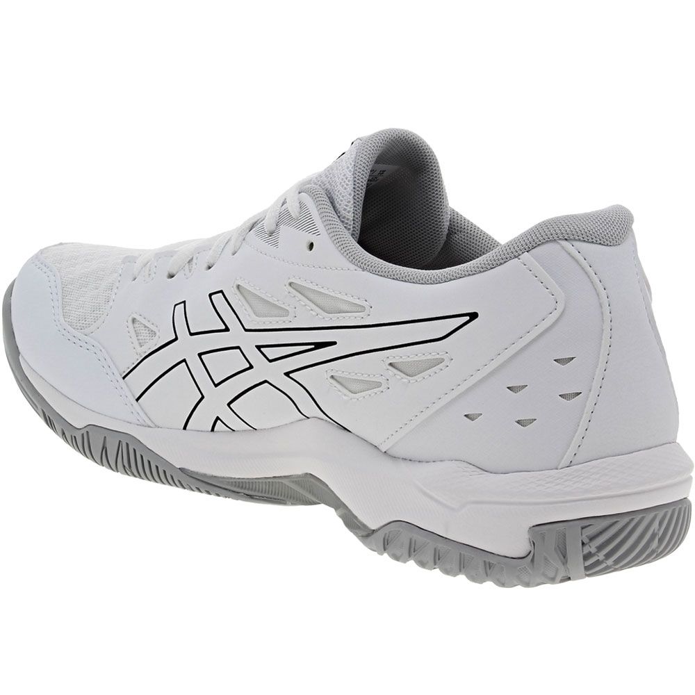 ASICS Gel Rocket 11 Volleyball Shoes - Womens White Pure Silver Back View