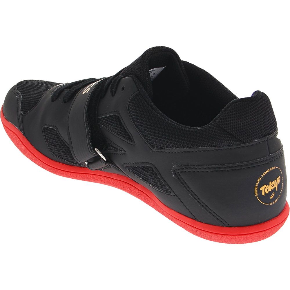 ASICS Hyper Throw 3 Throwing Shoes - Mens Black Back View