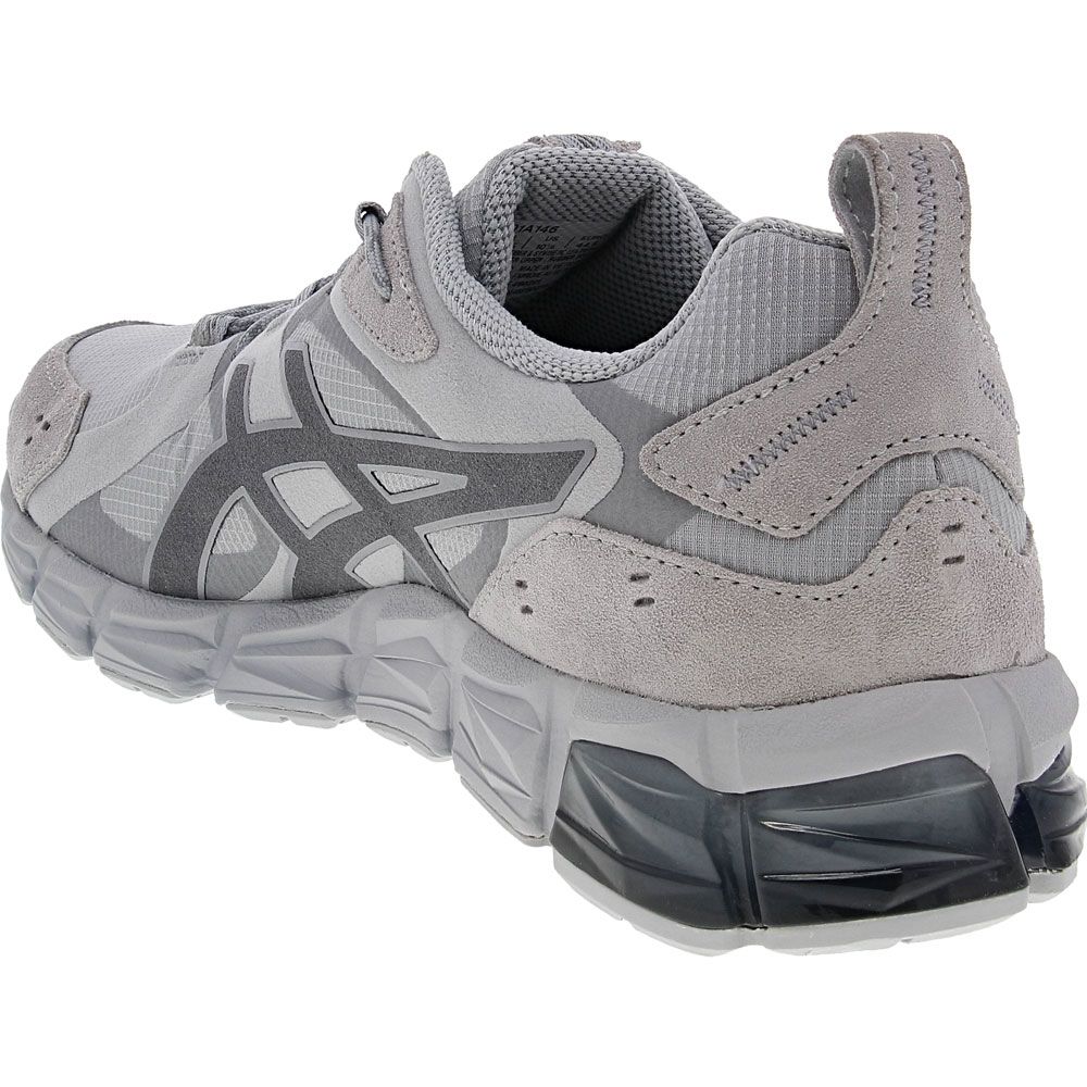 ASICS Gel Quantum 180 6 Running Shoes - Mens Grey Back View