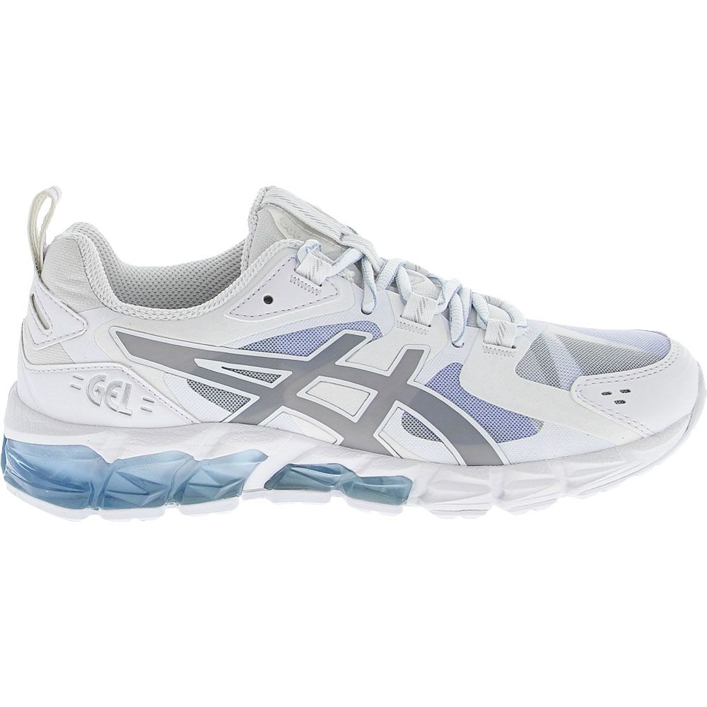 ASICS Gel Quantum 180 Running Shoes - Womens White Periwinkle Blue Side View