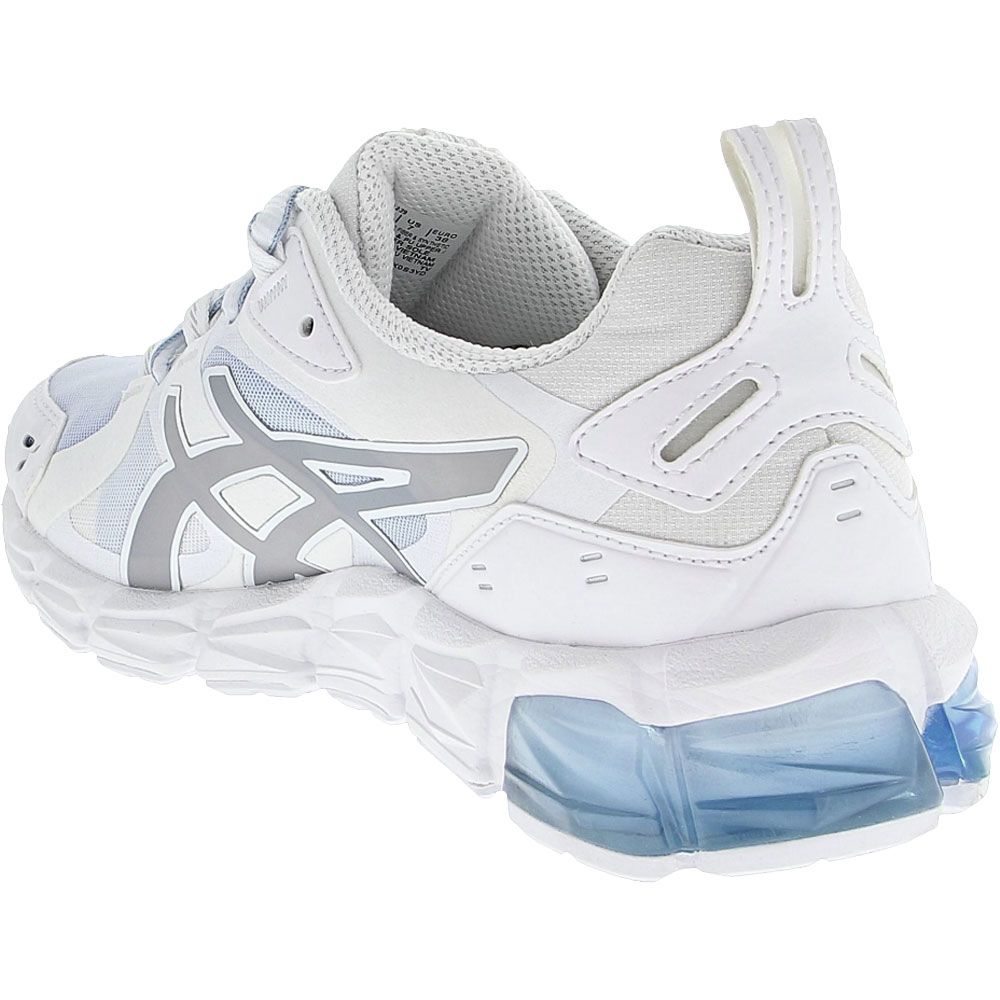 ASICS Gel Quantum 180 Running Shoes - Womens White Periwinkle Blue Back View