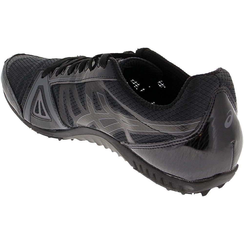 Asics Hyper XC Sprint Running Shoes - Mens Black Black Back View