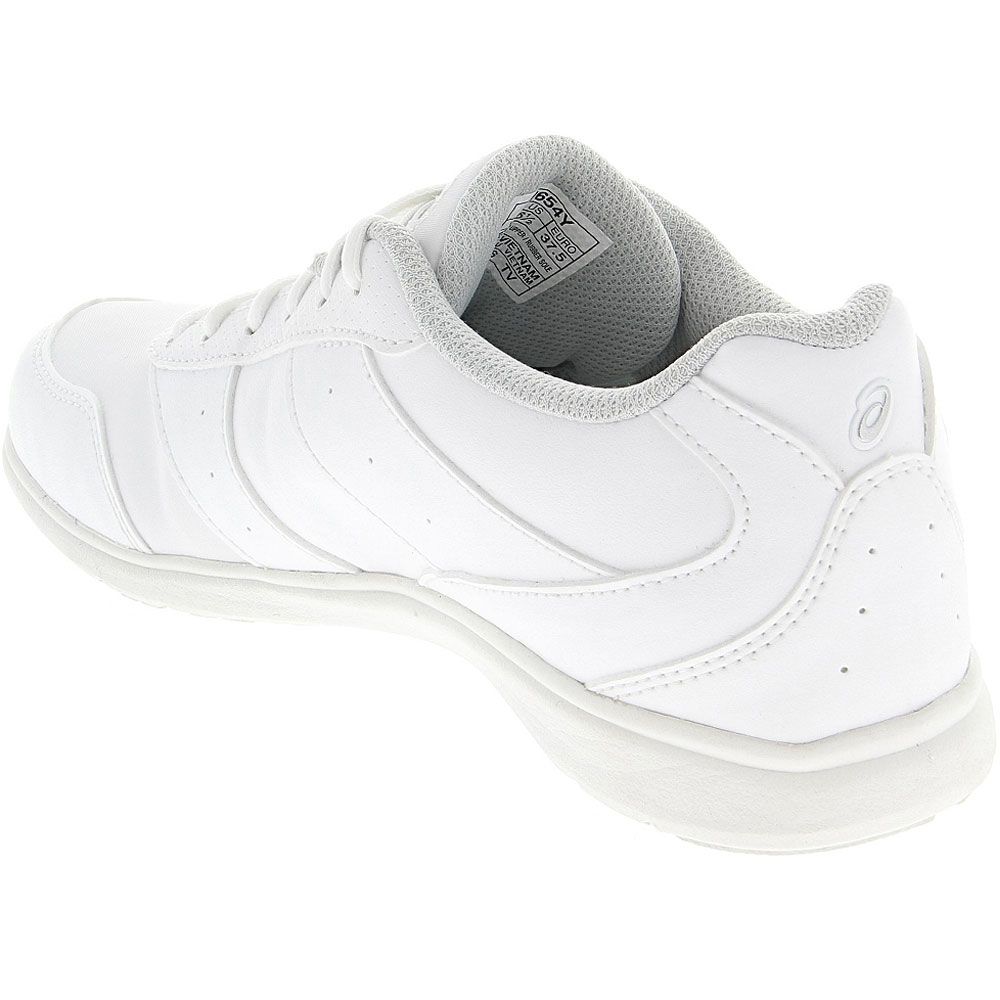 Asics Cheer 8 Womens Cheer Shoes White Back View