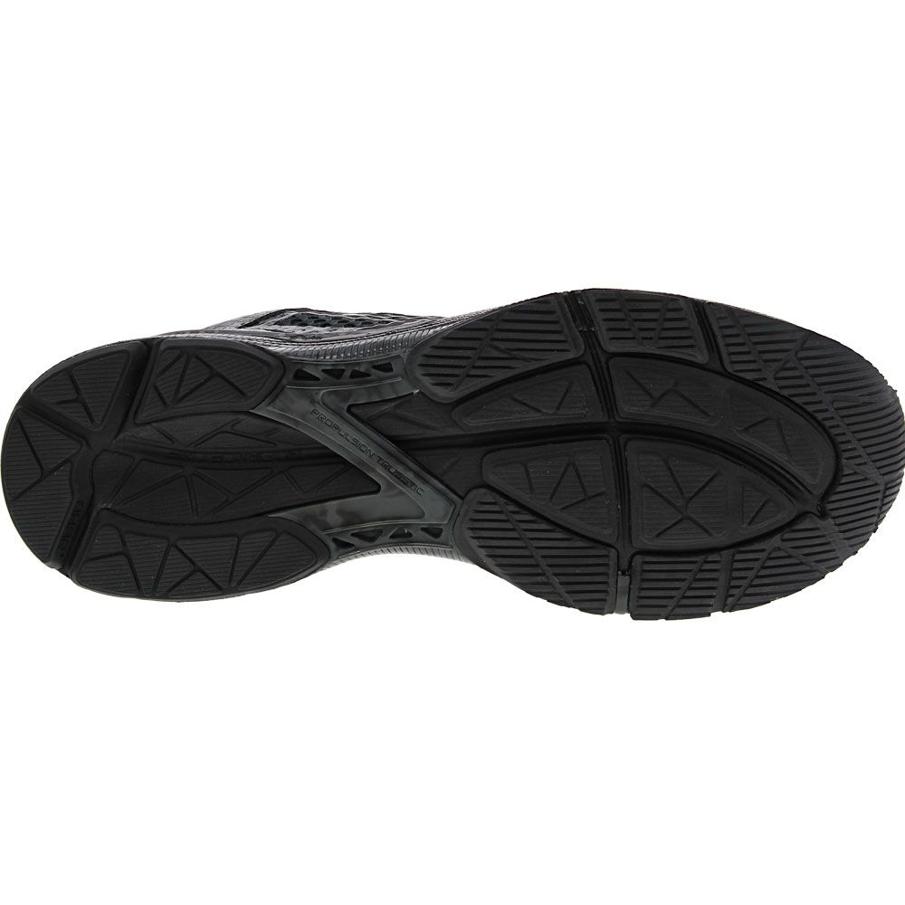 ASICS Gel Noosa 11 Running Shoes - Mens Black Black Charcoal Sole View