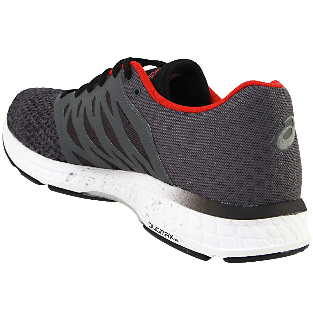 Asics Gel Exalt 4 Running Shoes - Mens Carbon Black Classic Red Back View