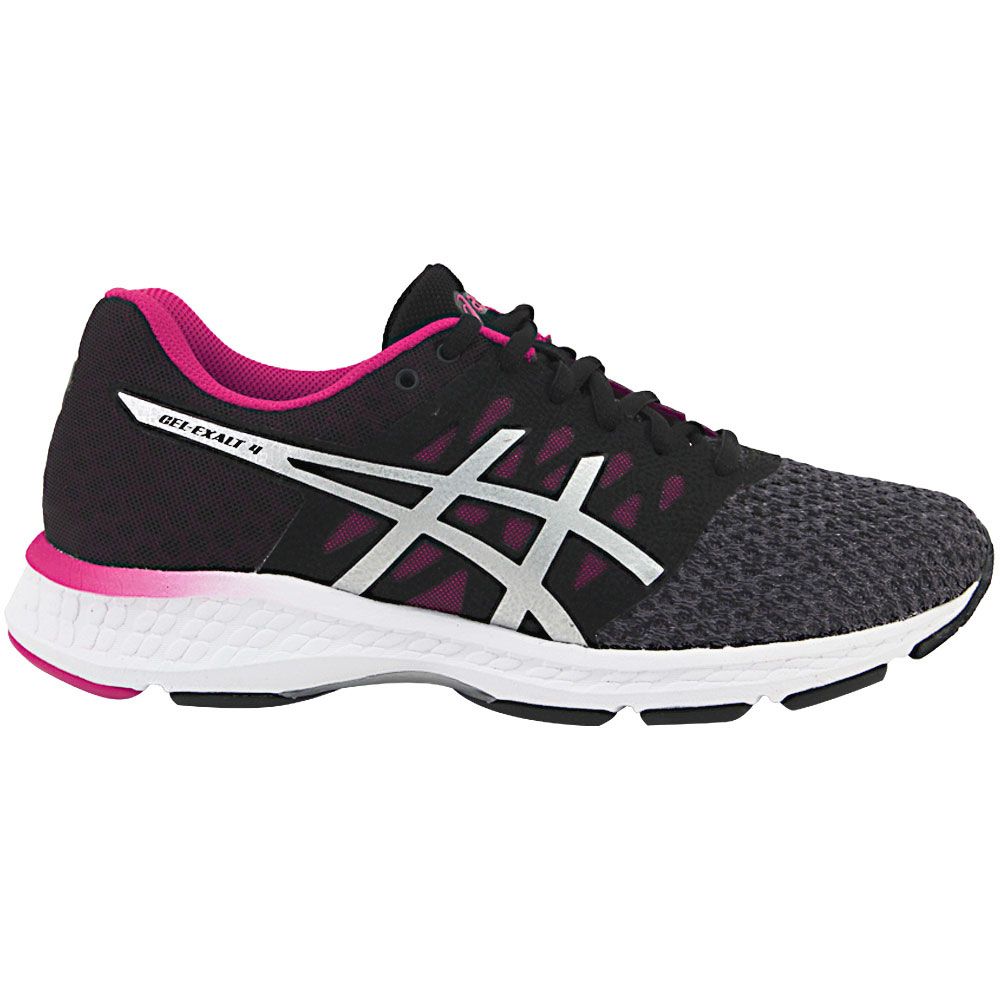 'Asics Gel Exalt 4 Running Shoes - Womens Carbon Silver Cosmo Pink