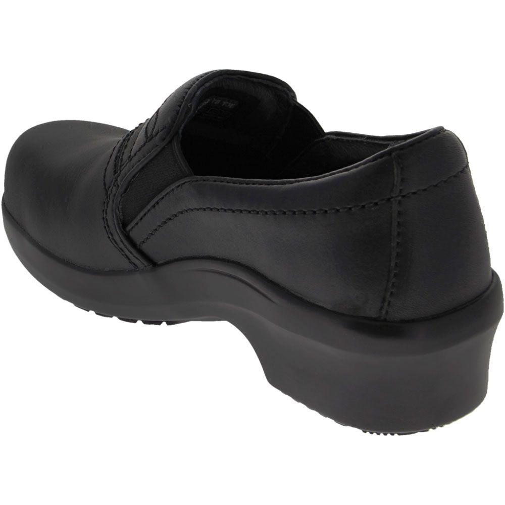 Ariat Xpert Clog Esd Steel Toe Work Shoes - Womens Black Back View