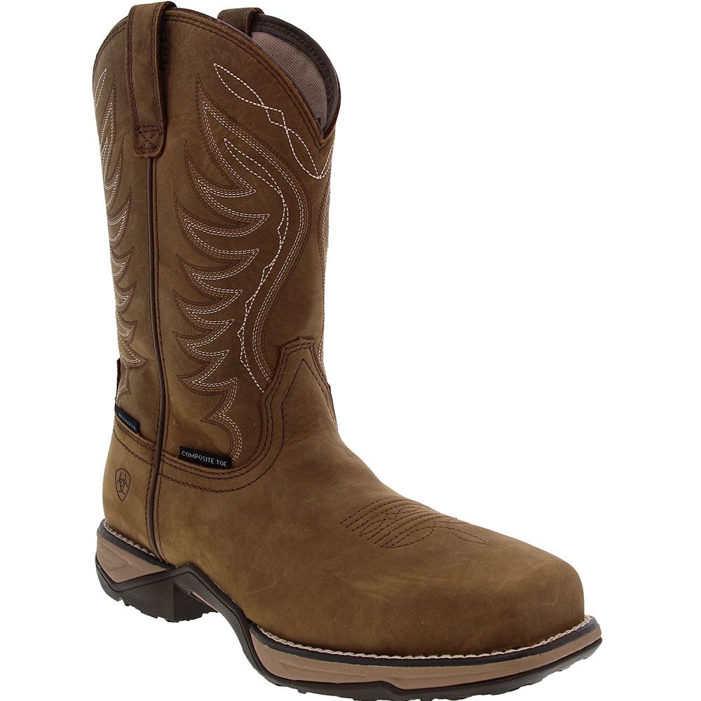Ariat Anthem Composite Toe Work Boots - Womens Brown