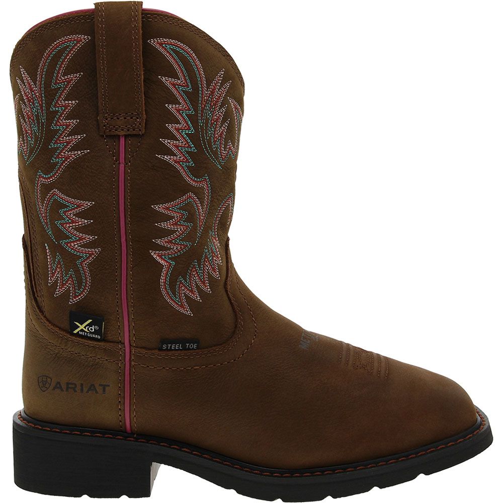 Ariat Krista Met Guard Safety Toe Work Boots - Womens Brown