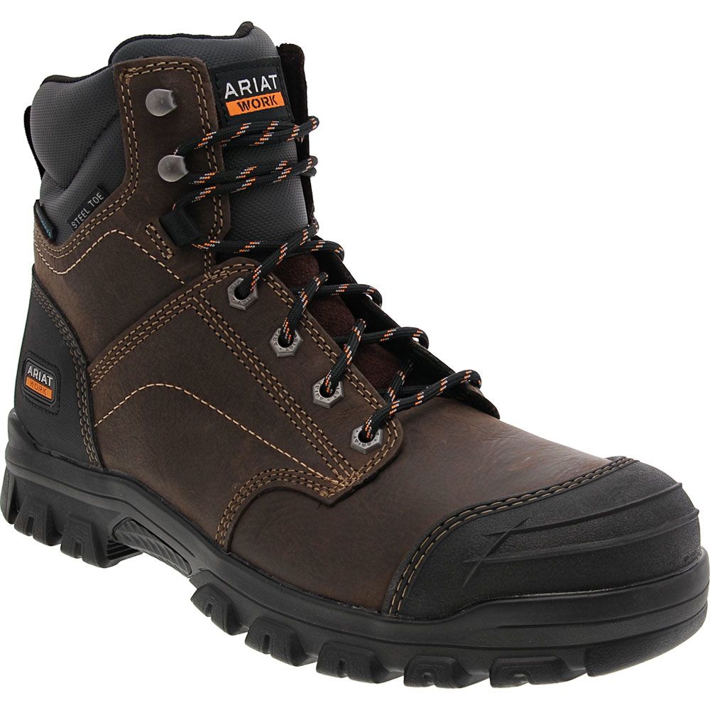 Ariat Treadfast Safety Toe Work Boots - Mens Brown