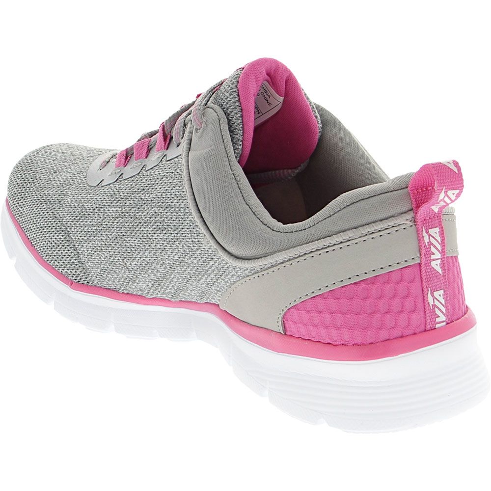 Avia Aa50006w Running Shoes - Womens Silver Back View