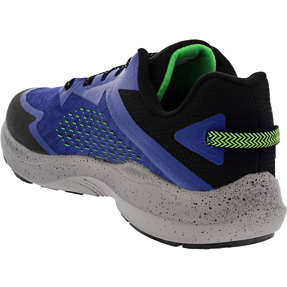 Avia Avi Storm Running Shoes - Mens Blue Light Green Back View
