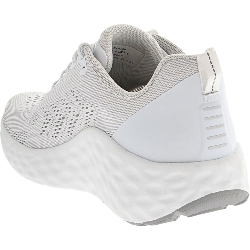Aetrex Danika Arch Support Sneaker Womens Walking Shoes White Back View