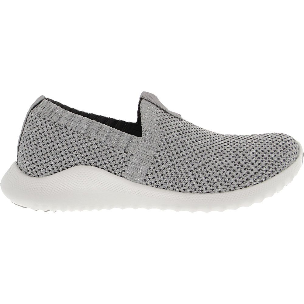 Aetrex Angie Arch Support Womens Walking Shoes Grey Side View