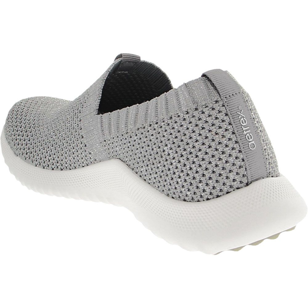 Aetrex Angie Arch Support Womens Walking Shoes Grey Back View