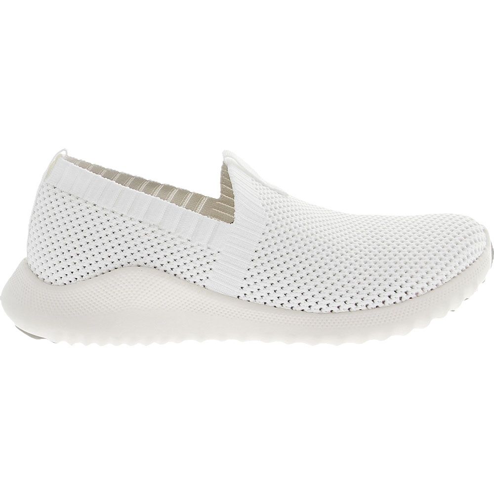 Aetrex Angie Arch Support Womens Walking Shoes White Side View