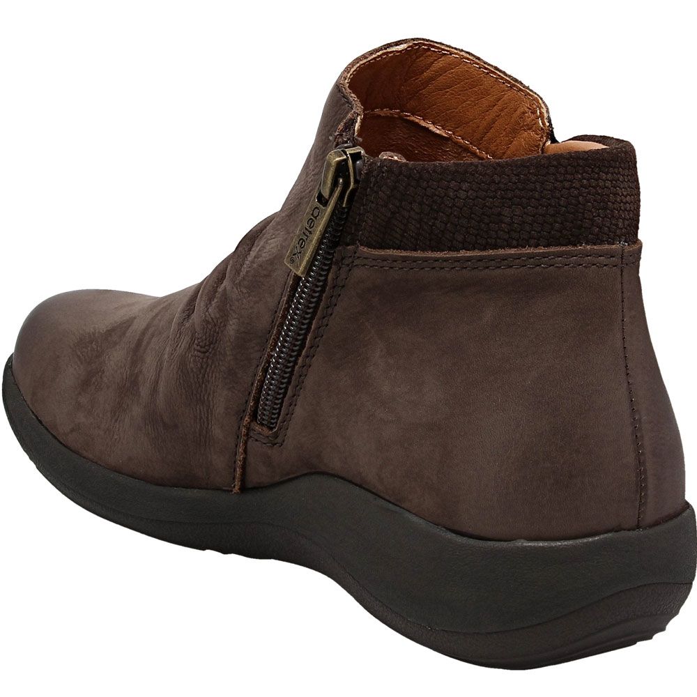 Aetrex Luna Casual Boots - Womens Brown Back View