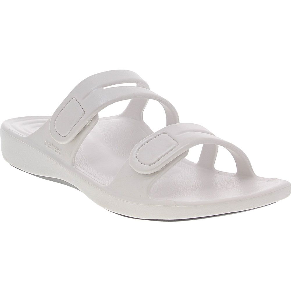 Aetrex Janey Sport Water Sandals - Womens White