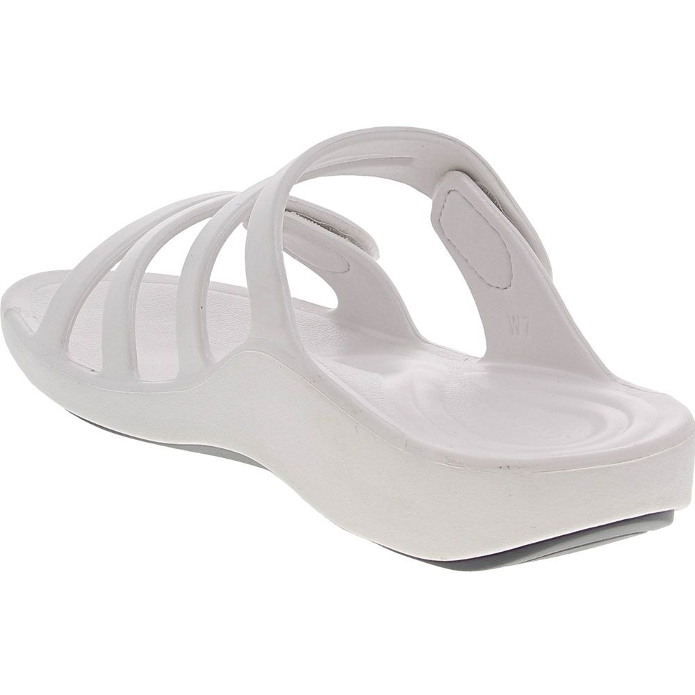 Aetrex Janey Sport Water Sandals - Womens White Back View