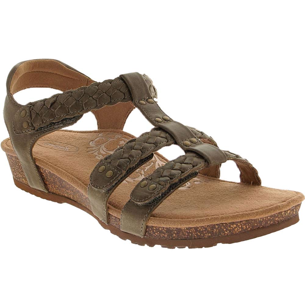 Aetrex Reese Sandals - Womens Taupe