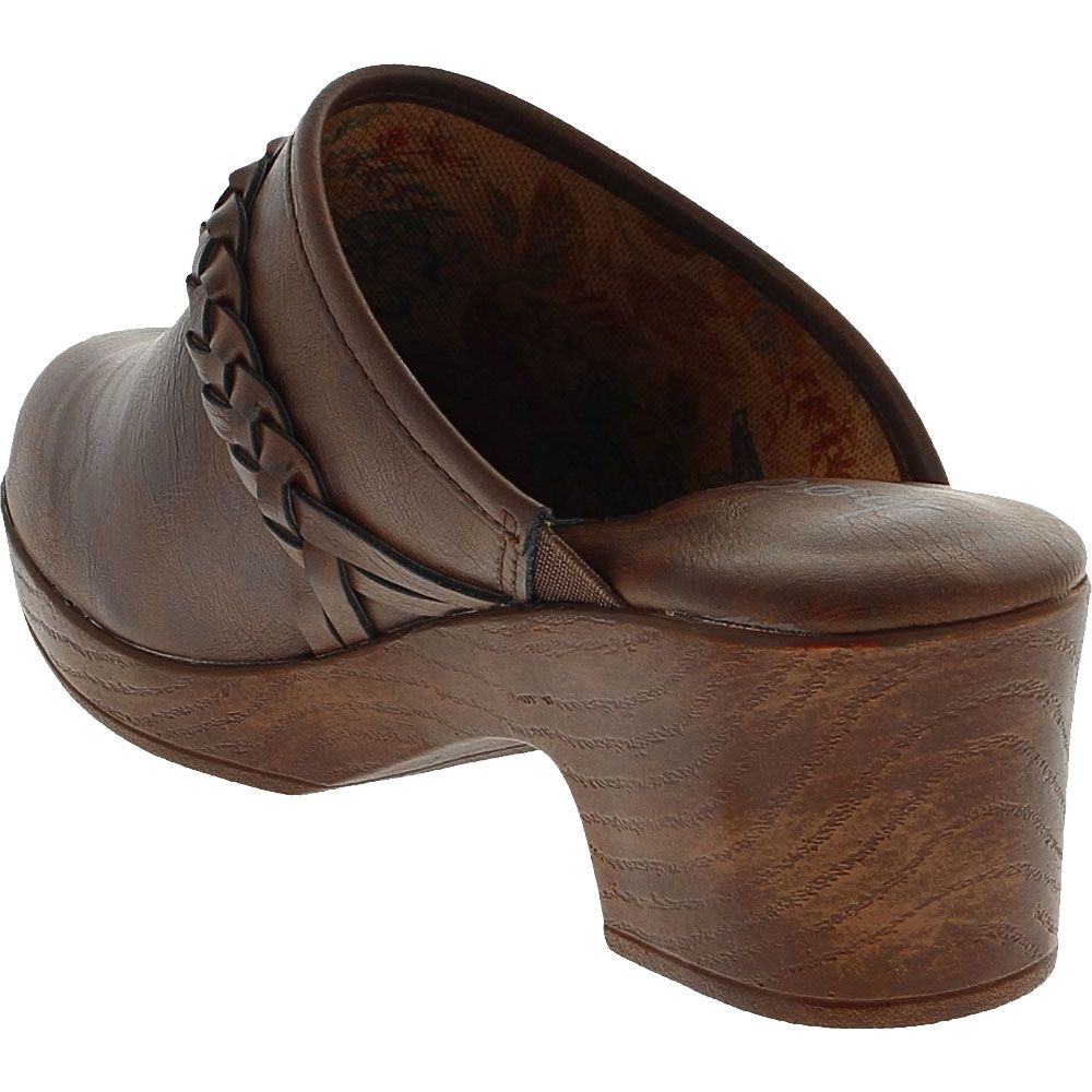 B.O.C. by Born Journi Clogs Casual Shoes - Womens Brown Back View