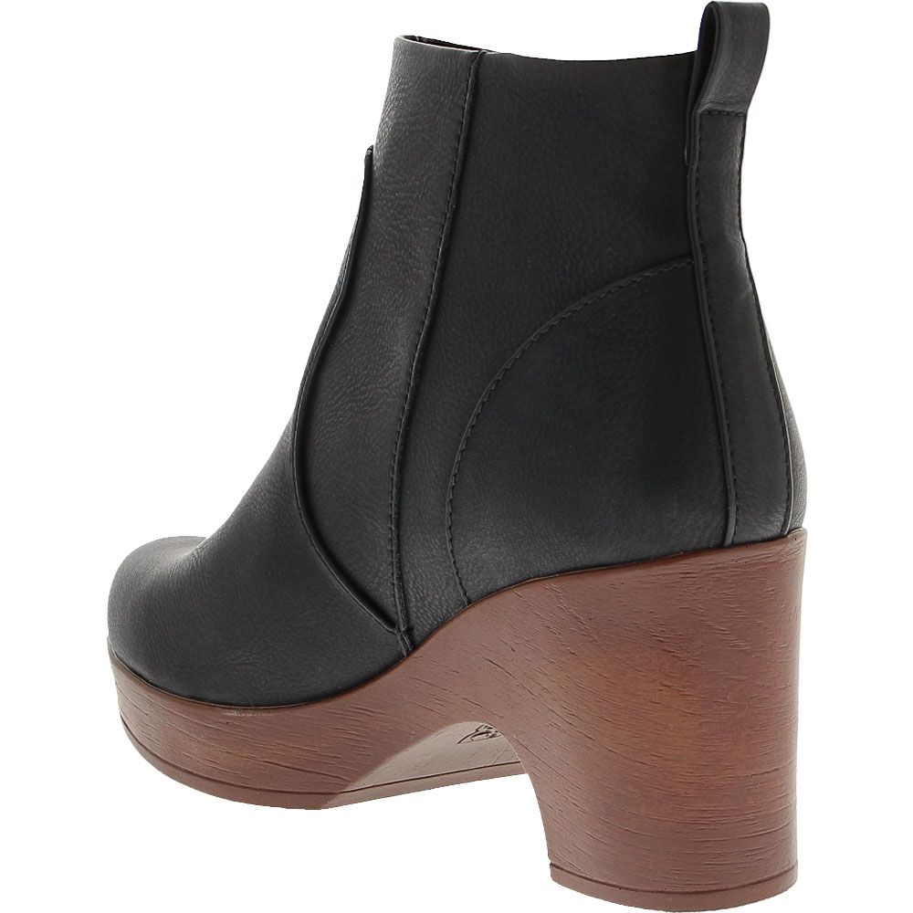 B.O.C. by Born Blakelynn Ankle Boots - Womens Black Back View